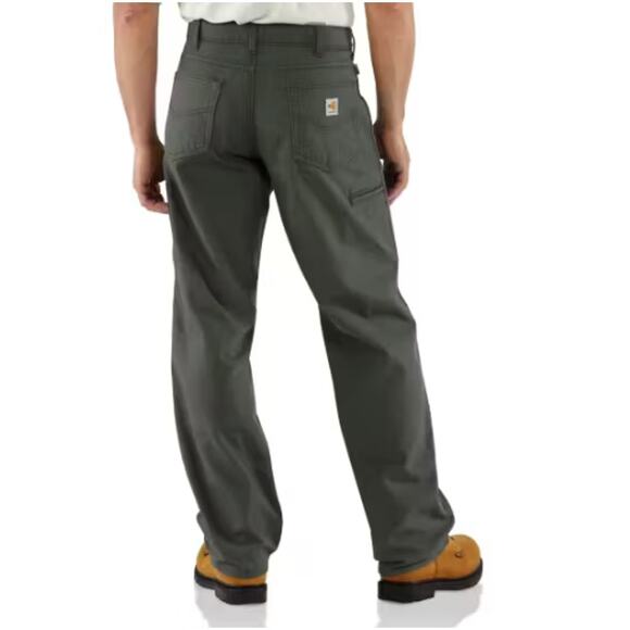 CARHARTT Mens Flame-Resistant Canvas Pants 44x36 Green Loose Fit Midweight  NWT - Picture 4 of 12